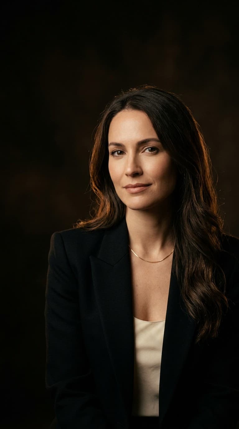 The Haute Valeur muse — a woman of quiet, deliberate power