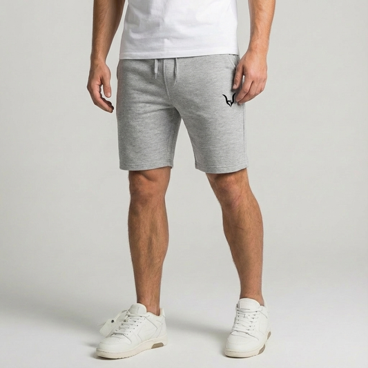 Short en molleton ALPHA Inverser - Gris Chiné