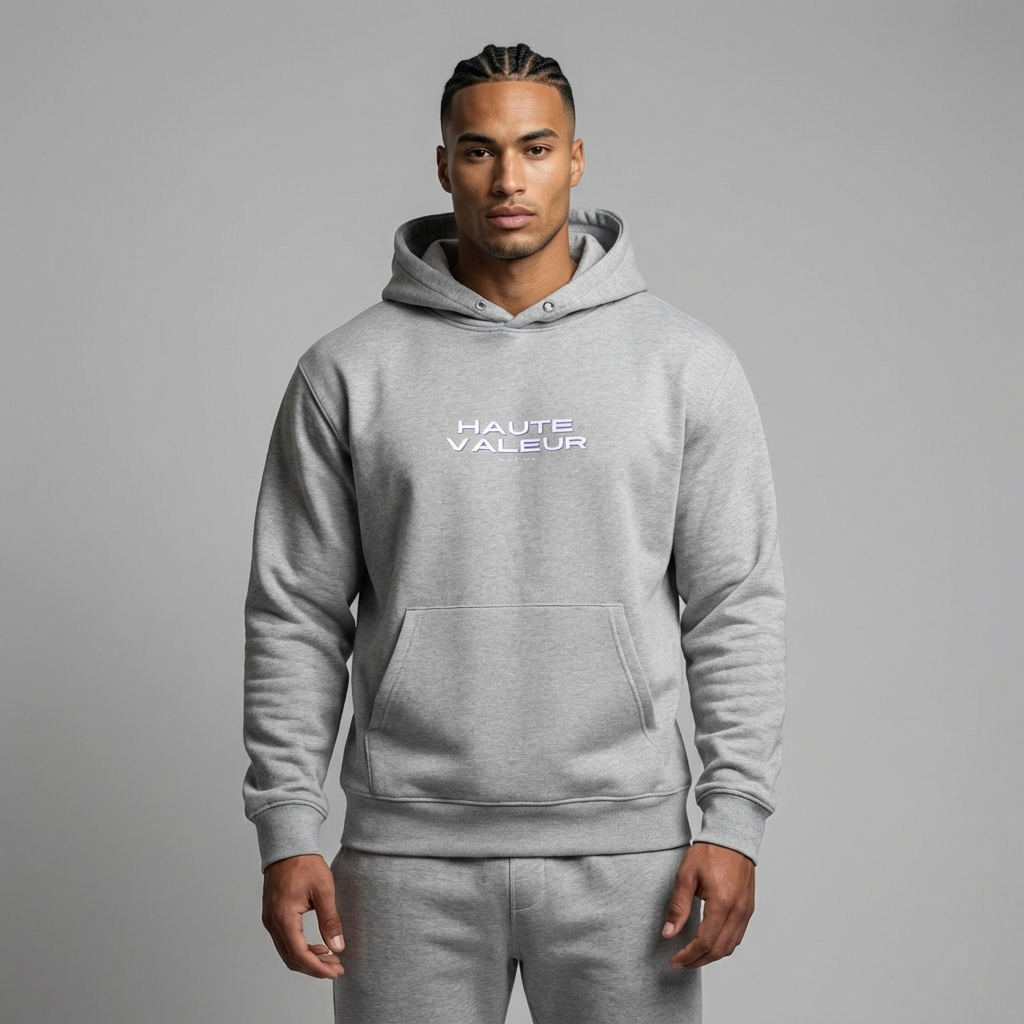 Hoodie AUDACE -  Gris Chiné