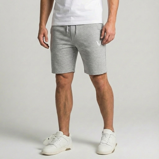 Short en molleton ALPHA - Gris Chiné