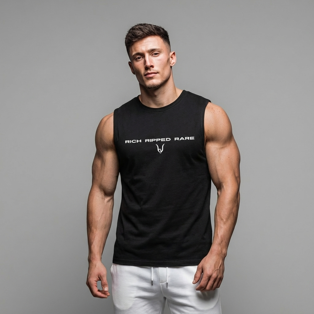 T-shirt Sans Manches ÉLEVATION - Noir