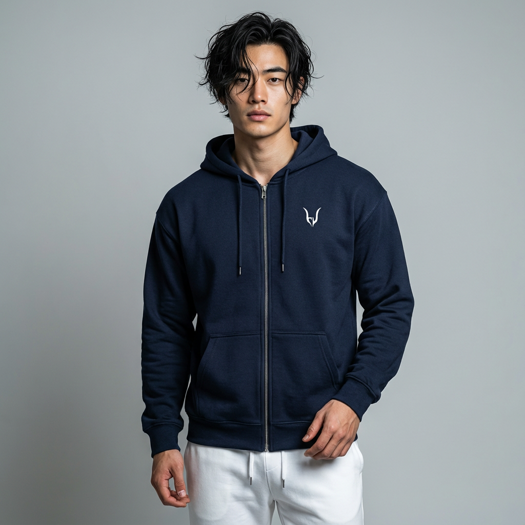 Hoodie AMBITION - Bleu Navy