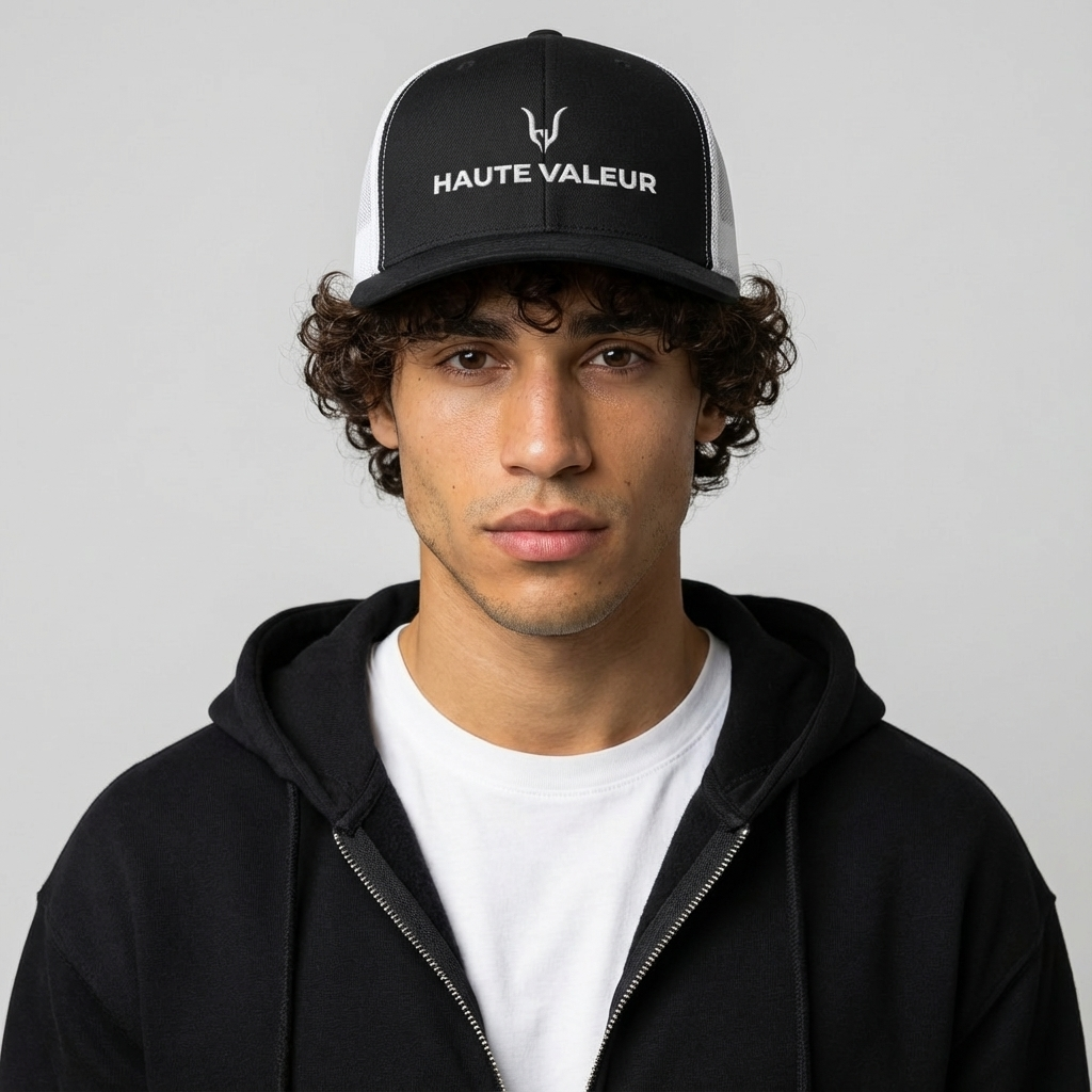 Casquette modèle HAUTE VALEUR