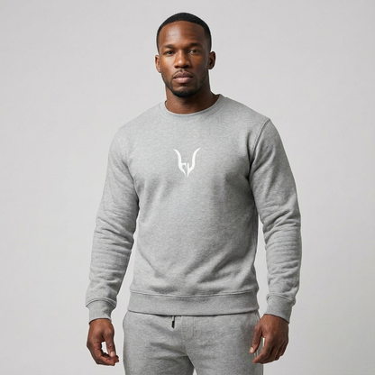 Sweat-shirt CLARTÉ - Gris Chiné