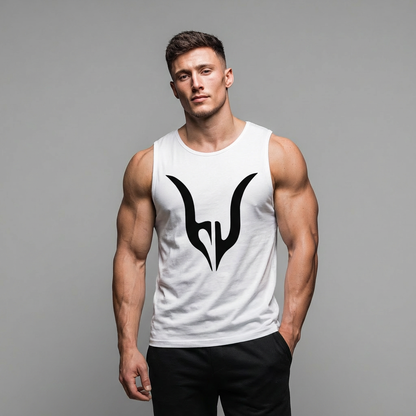 T-shirt Sans Manches AUDACE Inverser - Blanc