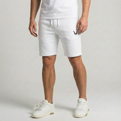 Short en molleton ALPHA Inverser - Blanc