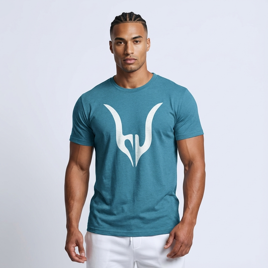 T-shirt AUDACE - Bleu Turquoise