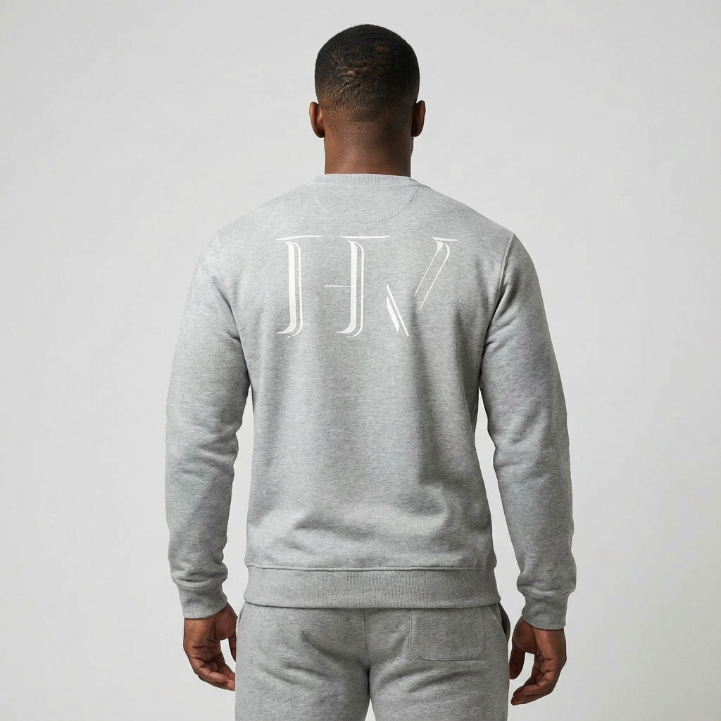 Sweat-shirt CLARTÉ - Gris Chiné