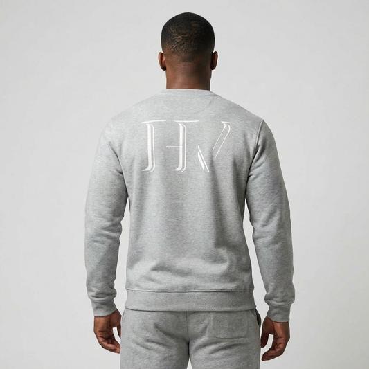 Sweat-shirt CLARTÉ - Gris Chiné