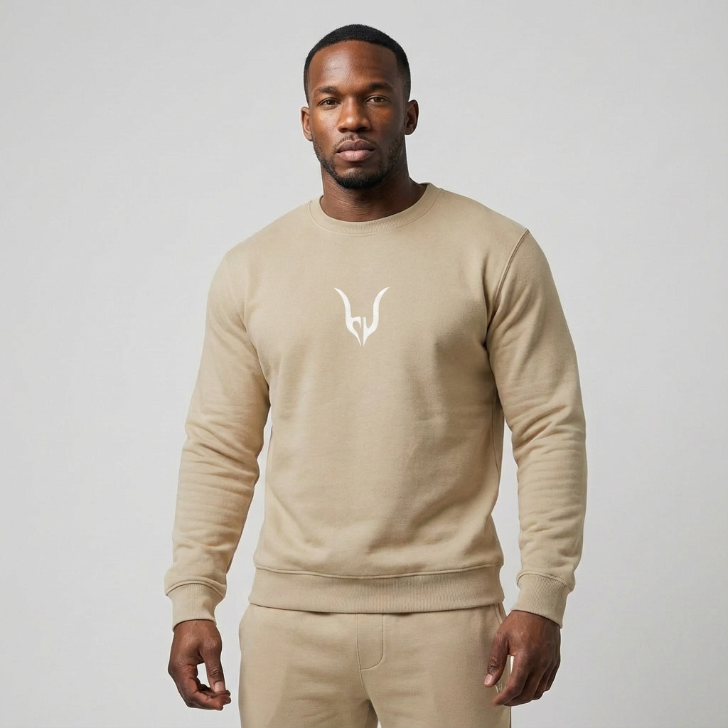 Sweat-shirt CLARTÉ - Beige Désert