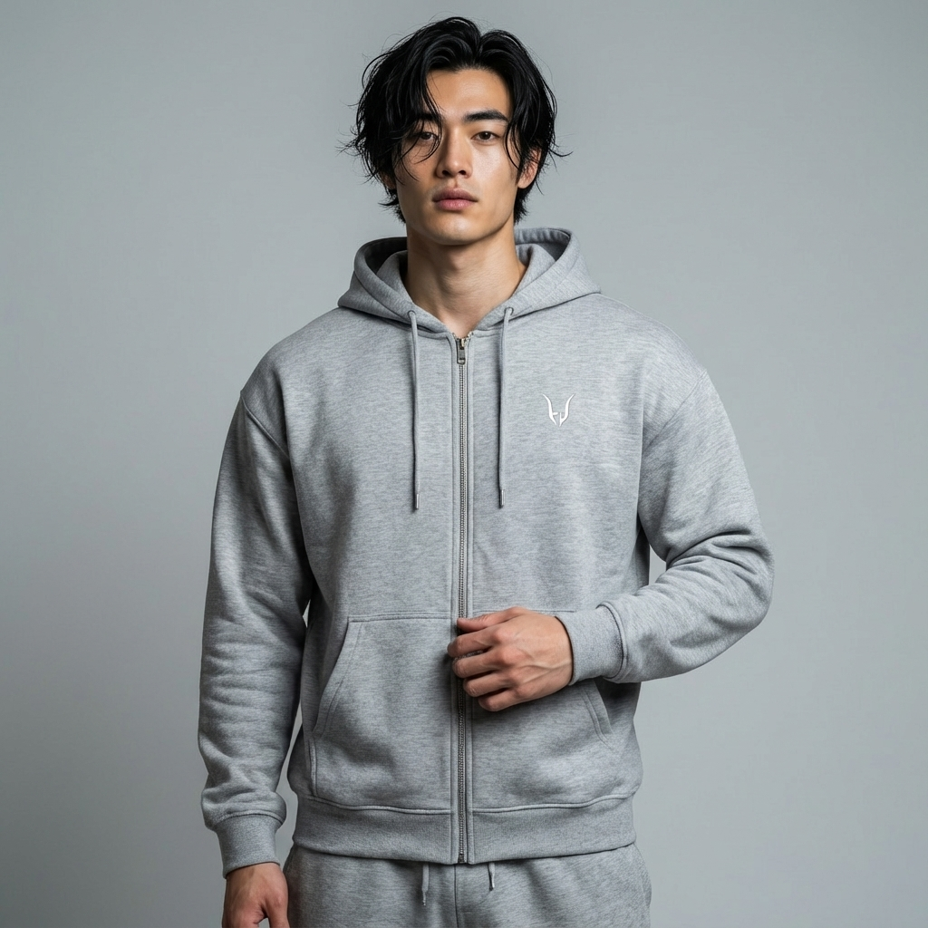 Hoodie AMBITION - Gris Sport