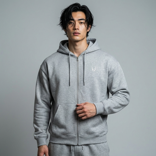Hoodie AMBITION - Gris Sport