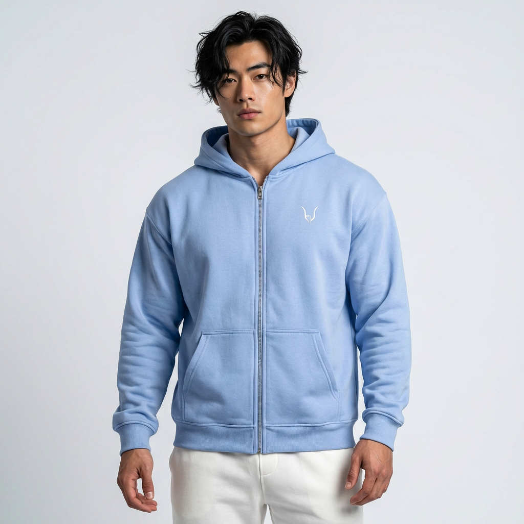 Hoodie AMBITION - Bleu